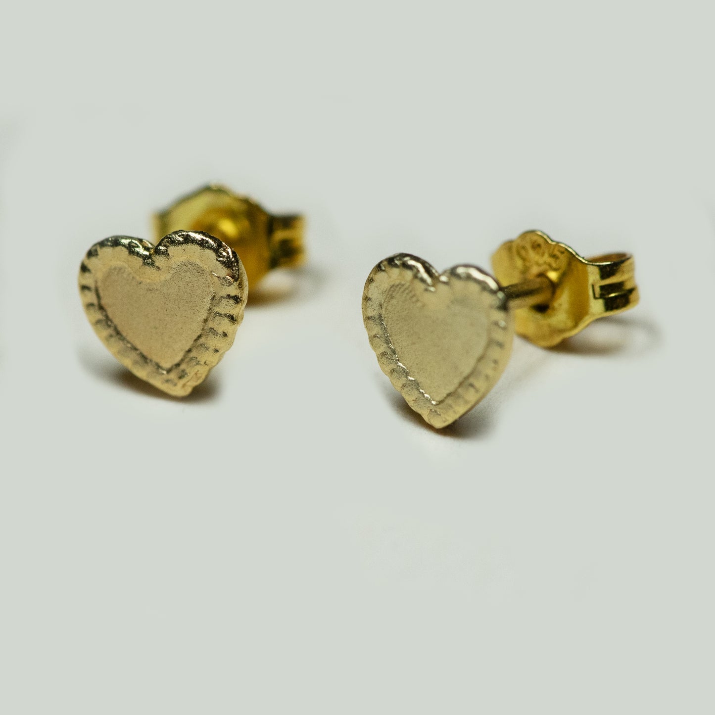 Aro Corazon Puntitos Grandes Br - Chica Lecannelier Joyas