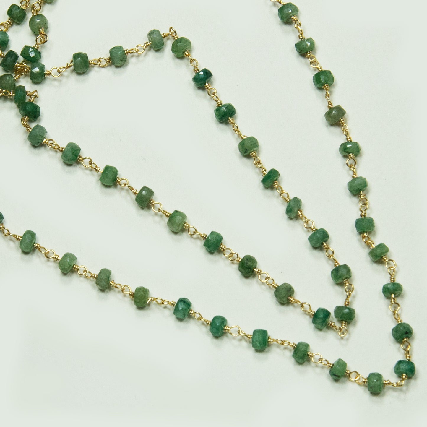 Collar Entorchado Esmeraldas Enchape