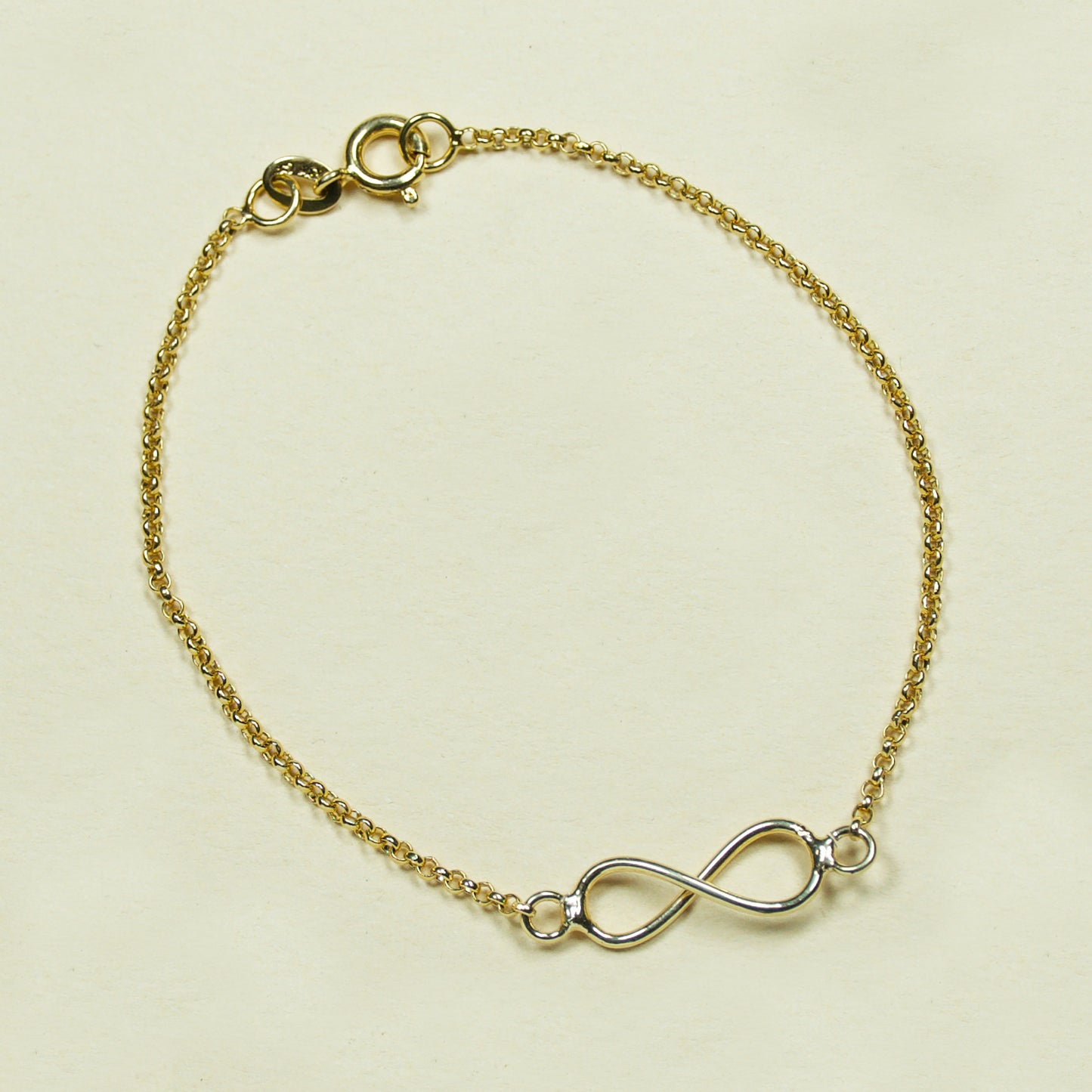 PULSERA CADENA FIGURA ENCHAPE
