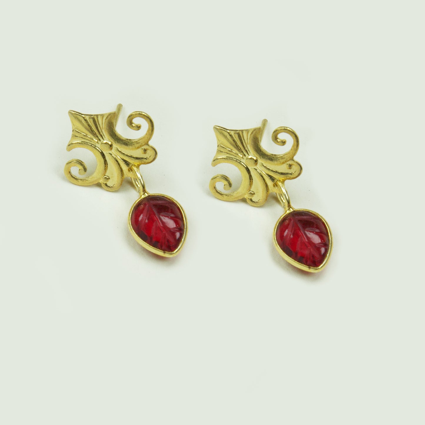Aro Vastago Turmalina Gota Tallada Enchape