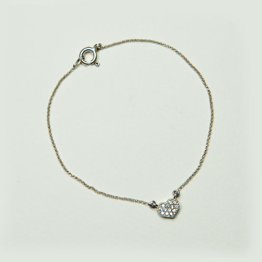 Pulsera Cadena Figura Plata