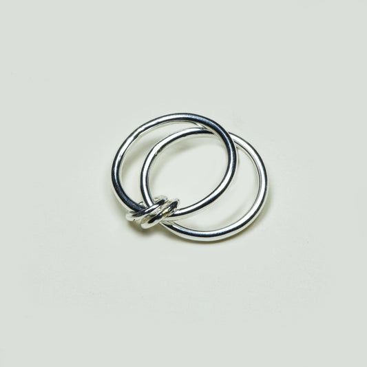Anillo Doble Plata