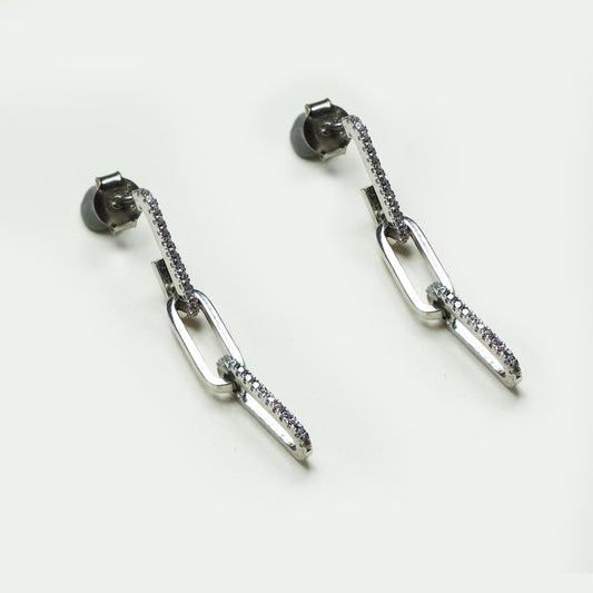 Aro 3 Eslabones Circones Plata