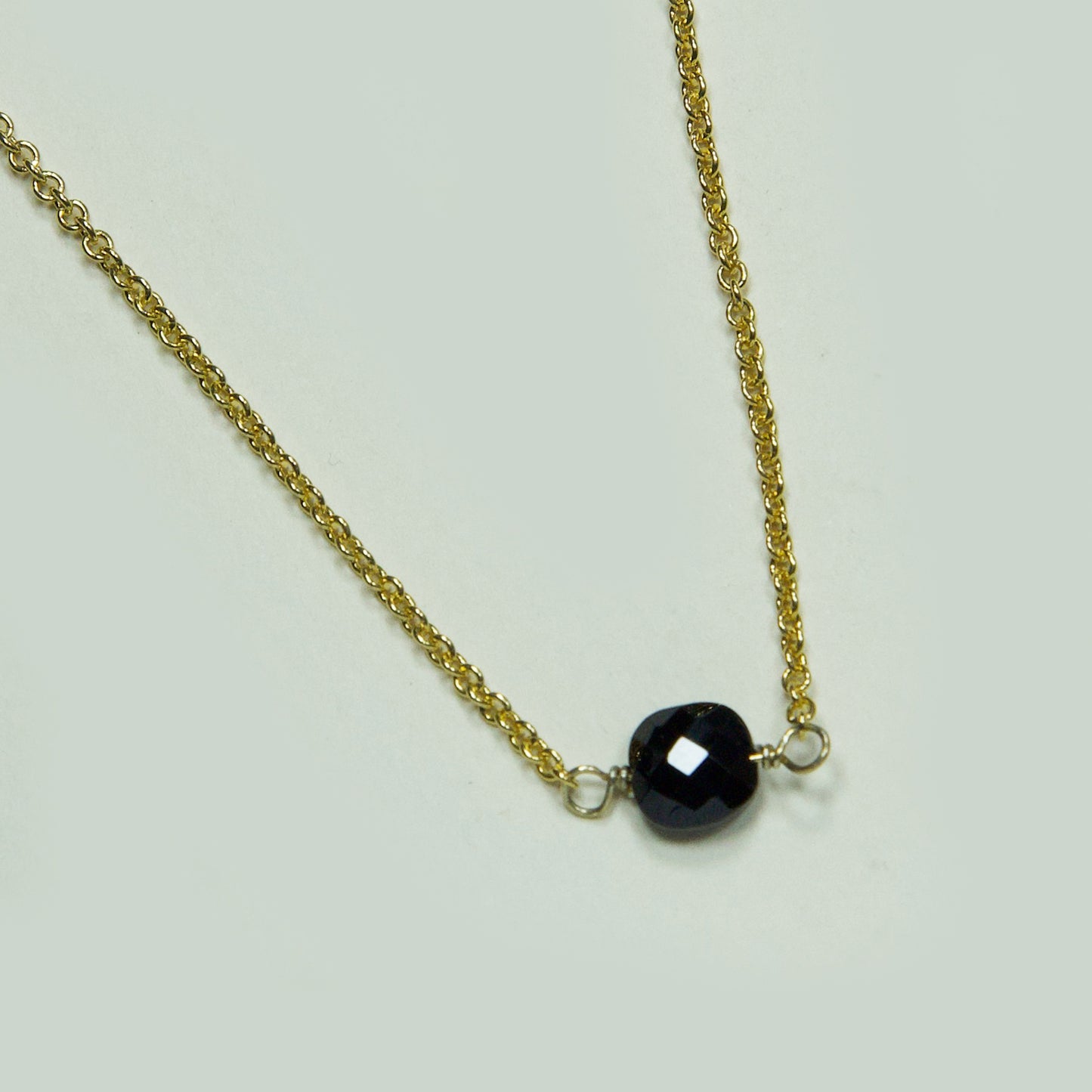 Collar Piedra Onix Enchape