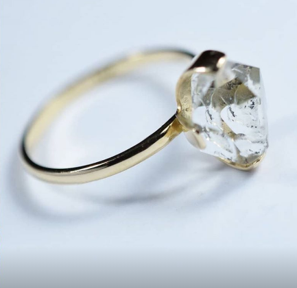 Anillo Diamant Herkimmer