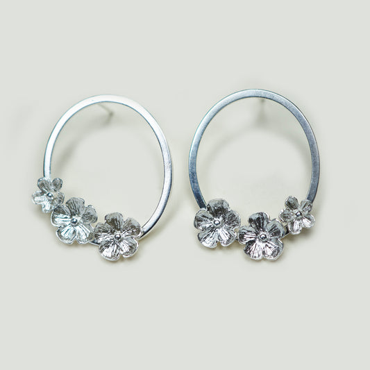 ARO 3 FLORES PLATA