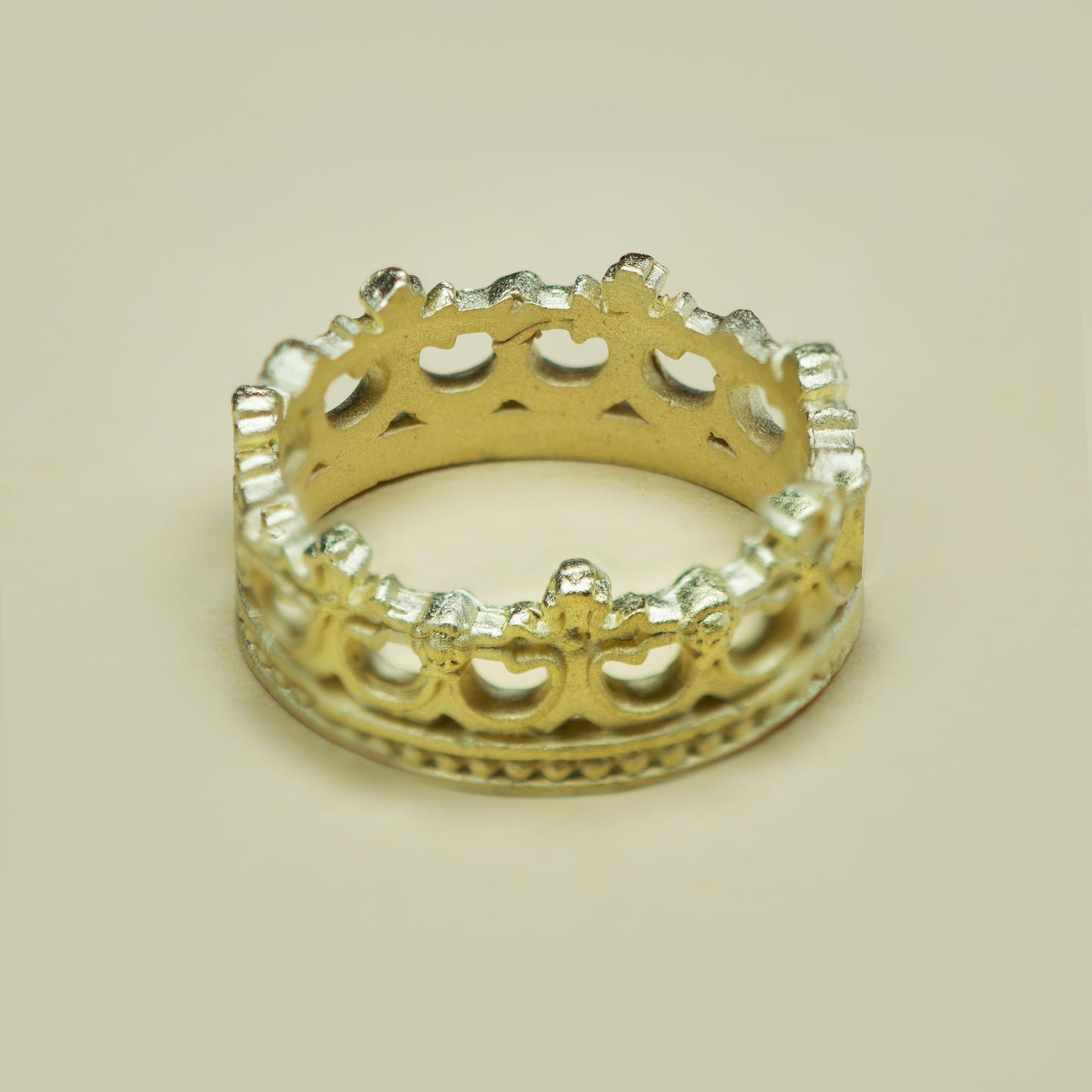 Anillo Corona Nueva Enchape N13 - Chica Lecannelier Joyas