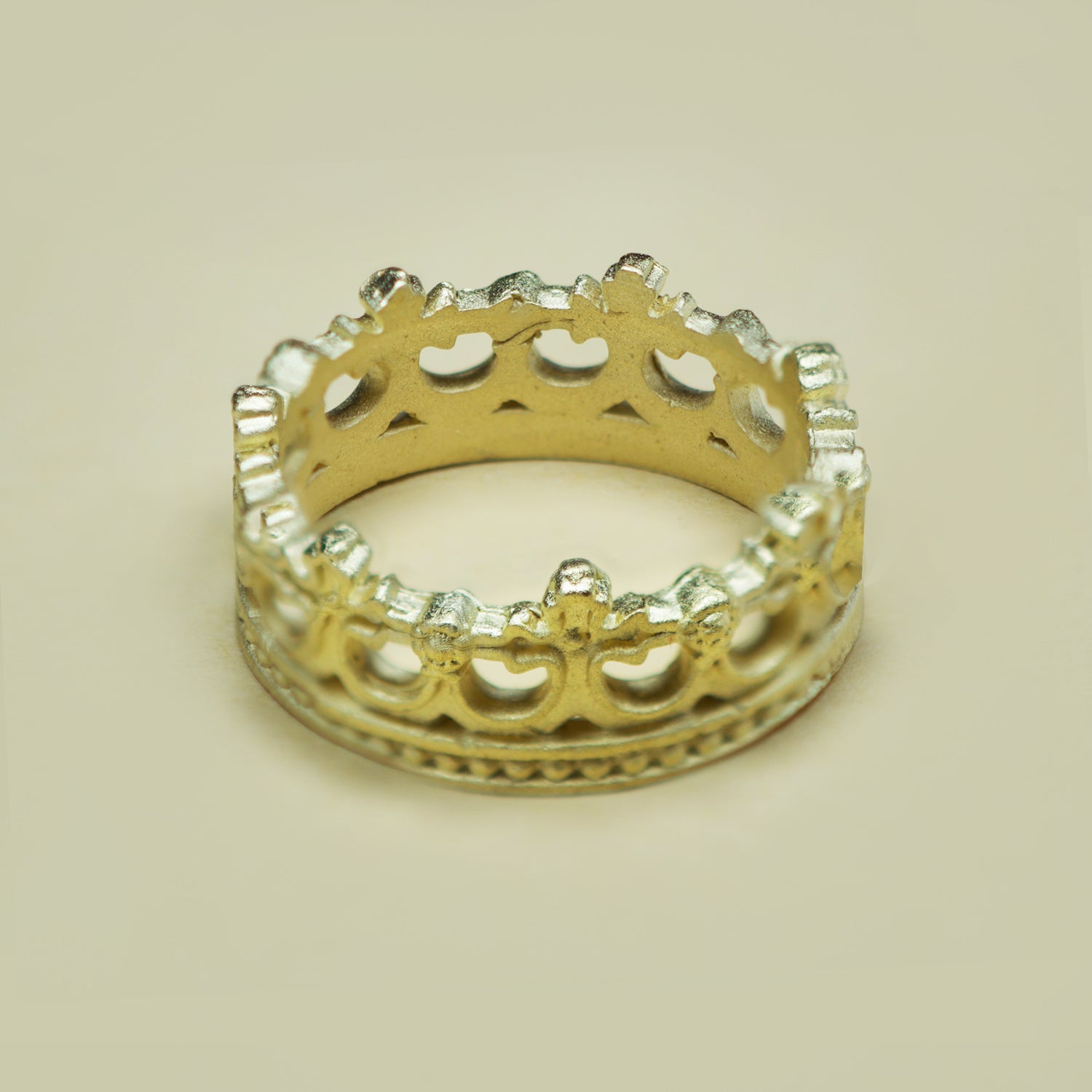 Anillo Corona Nueva Enchape N13 - Chica Lecannelier Joyas