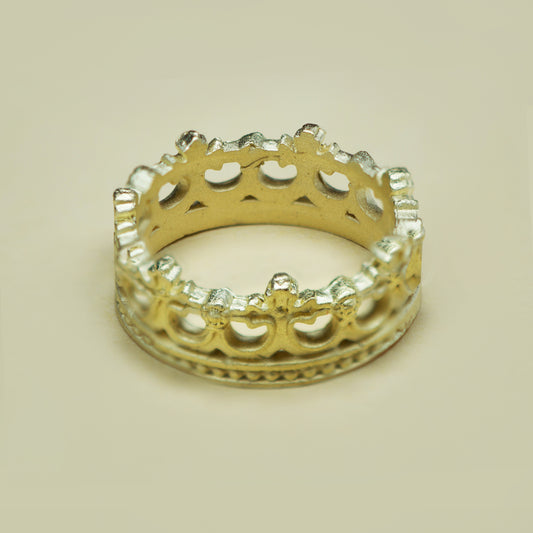 Anillo Corona Nueva Enchape N13 - Chica Lecannelier Joyas