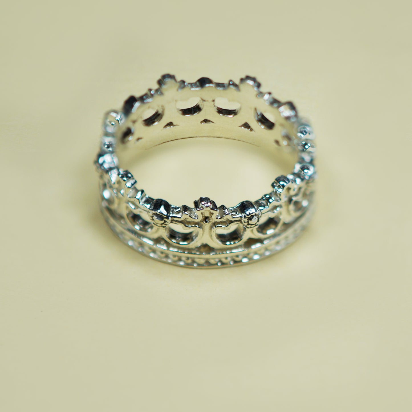 Anillo Corona Nueva Plata N15 - Chica Lecannelier Joyas