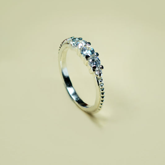Anillo 3 Circones Plata N09 - Chica Lecannelier Joyas