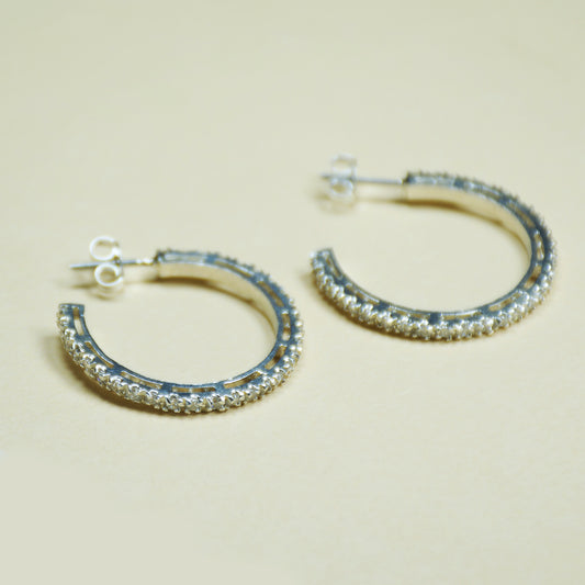 Aro Argolla Circones Grande Ag - Chica Lecannelier Joyas