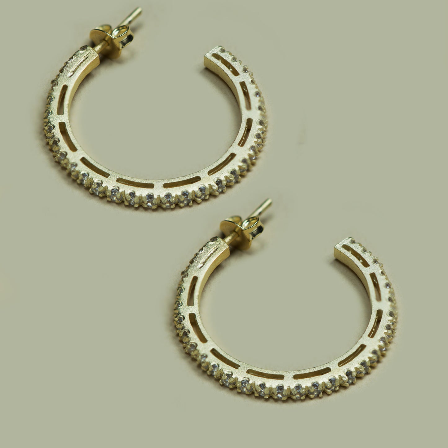 Aro Argolla Circones Grande Br - Chica Lecannelier Joyas
