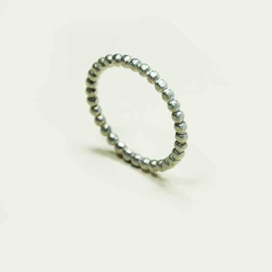 Anillo Bolita Plata N11 - Chica Lecannelier Joyas