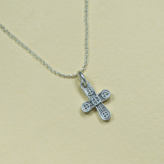 Collar Cruz Plata - Chica Lecannelier Joyas