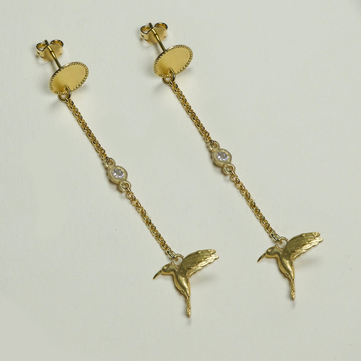 Aro Renacer Cadena Punto De Luz  Colibri Br - Chica Lecannelier Joyas